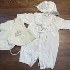 ホワイト ベビードレス セット