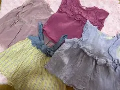 petit main トップス 80サイズ 4点セット 美品