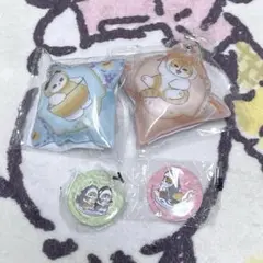 mofusand くら寿司　缶バッジ　クッションチャーム