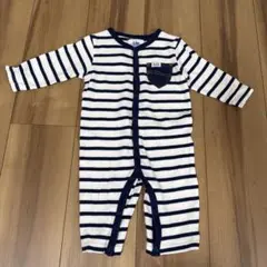 Lee ストライプロンパース 80 ベビー