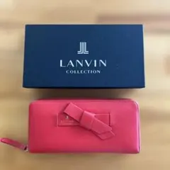 LANVIN COLLECTION 長財布 コーラル　 リボンのサムネイル