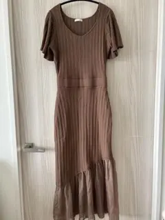 リゼクシーRESEXXYニット マーメイドロングワンピース