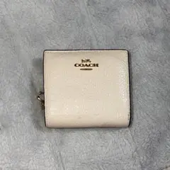 COACH アイボリー 二つ折り財布