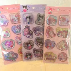 正規品　ウォーターシール サンリオ3種類 キティ　クロミ　マイメロ