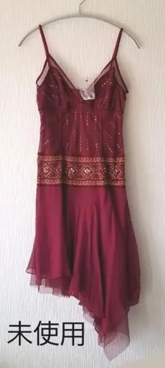 【BCBGマックスアズリア】シルク未使用ドレス