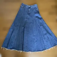 ローリーズファーム　デニム フレアスカート