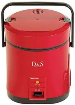 K*吉様 D&S ミニライスクッカー DS.7697 レッド 炊飯 0.5～1.