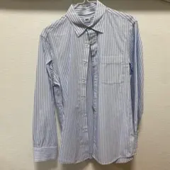 UNIQLO ストライプ柄 長袖シャツ Sサイズ