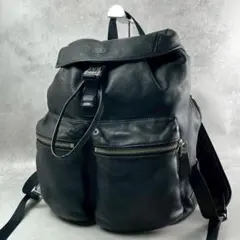 COACH コーチ 本革 レザー リュック バックパック ブラック 黒 メンズのサムネイル
