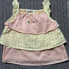 ファミリア トップス チュニック タンクトップ フリル 110サイズ