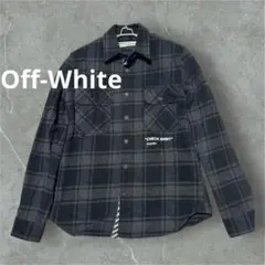 Off-White オフホワイト　メンズ シャツジャケット　チェックシャツ　Sのサムネイル