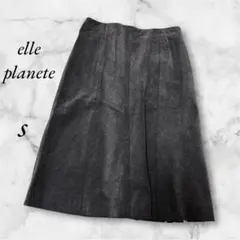 ELLE PLANETE ヘリンボーンタイトスカート 　グレー　36のサムネイル