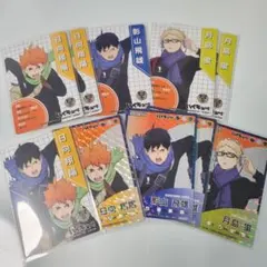 烏野　１０枚　ハイキュー!!　きゃらくたぶるカードグミ Vol.5