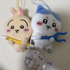 ちいかわ うさぎ マスコット ぬいぐるみ 2体セットのサムネイル