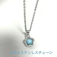 天然石 アメジスト ラリマー ライン ネックレス - メルカリ
