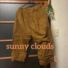 サニークラウズ　ブラウンゆったりパンツ ゴムウエストのサムネイル