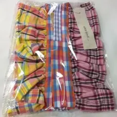 ニコアンド　マルチチェックフリルトート　トートバッグ