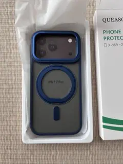QUEASON iPhone用ケース ブルー　17Pro ネイビー　新品未使用