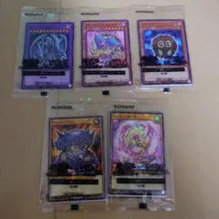 セブンイレブン　遊戯王カード　全5種 セット　ハイチュウ