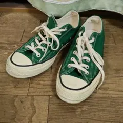 CONVERSE オールスター チャックテイラー　グリーン　24.5㌢
