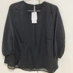シフォンレイヤードタックブラウス（alotta）
