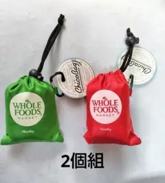 ハワイ カイルア ホールフーズマーケットエコバッグ2点セット