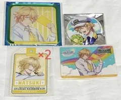 うたプリ四ノ宮那月 スタツア缶バッジ,アクリルコースター,フェア特典他5点セット
