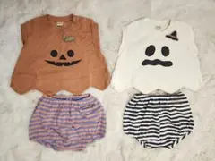 ベビー80サイズ ハロウィン トップス＆ブルマ 4点セットのサムネイル