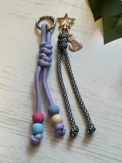 ハンドメイド‪‪❤︎‬パラコード キーホルダー2個セット ㊱