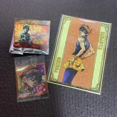 ジョジョ　ウエハース　シール　ナランチャ　名場面　アクリルバッジ　ブロマイド