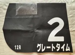 和田竜二騎手】競馬実使用ゼッケン 【グレートタイム 】超貴重新馬戦 