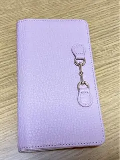 iPhone13/12 スマホケース　ピンク　手帳型きケース