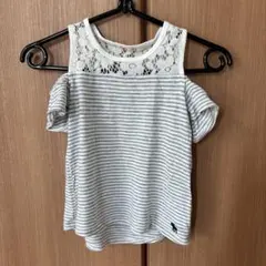 abercrombie kids オフショルダーカットソー3/4（97-110）のサムネイル