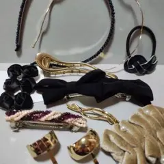 新品　きれいめ　アクセサリー　セット　カチューシャ　バレッタ