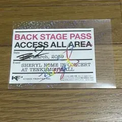 マクロスF シェリル・ノーム バックステージパス ステッカー