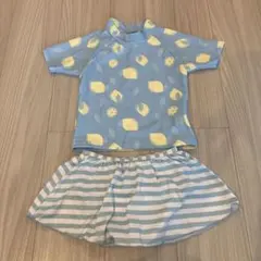 最終価格‼️新品未使用　水着 女の子 100cm セパレート　ビキニラッシュガード