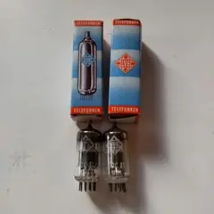TELEFUNKEN ECC82 真空管 2本セット テレフンケン TELEFUNKEN ECC82 2本 ◇マーク 真空管 @29068 / 中古