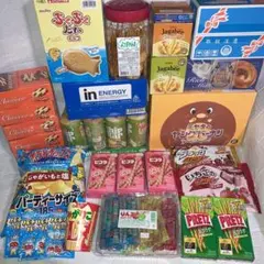 大量　お菓子　まとめ売り　チョココ　チップスター　ゼリー　ドーナツ　よっちゃん