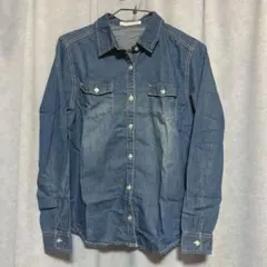COLZA デニムシャツ 長袖 Mサイズ