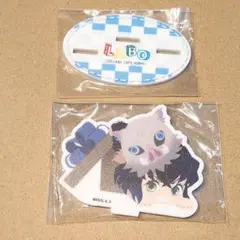 【希少】鬼滅の刃　こらぼかふぇ本舗　こらぼかふぇほんぽ　Labo アクキー　伊黒 希少】鬼滅の刃 こらぼかふぇ本舗 こらぼかふぇほんぽ Labo アクキー
