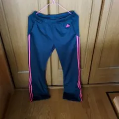 adidas ジャージパンツ M ネイビー/ピンク