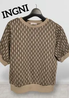INGNI(イング)ジャガード柄　クルーネック　トップス　Mサイズ