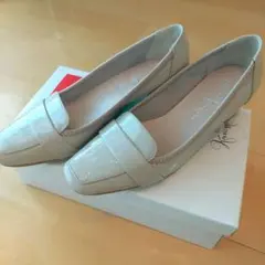 美品 銀座かねまつ AQUA BELL 23cm グレー