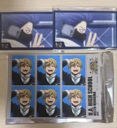 雄英高校オープンスクールブロマイド 2枚　証明写真ステッカーセット