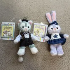 新品タグ付き ディズニー ステラルー ジェラトーニ ぬいぐるみバッジ
