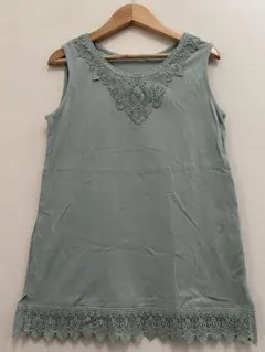 レースタンクトップチュニック