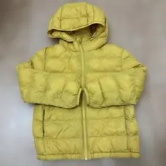 ユニクロ　イエロー ダウンコート サイズ120