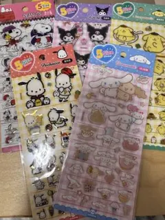 5サイズステッカー サンリオなど