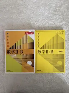 数研出版 改訂版 チャート式 解法と演習 数学II+B
