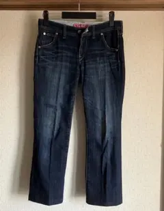 ☆未使用☆ 【UNIQLO】 スタイルアップ ストレートデニム　26inch